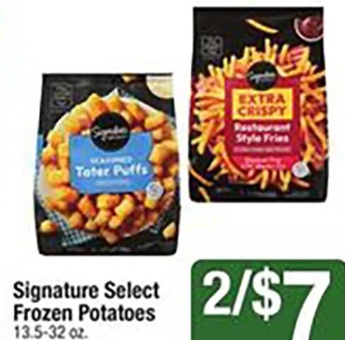 Signature Select Frozen Potatoes at Shaw's