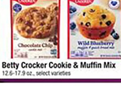 Betty Crocker Cookie & Muffin Mix at Shaw's