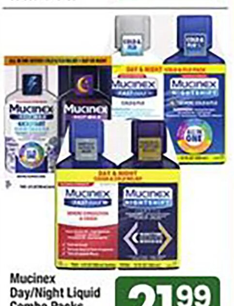 Mucinex Day/Night Liquid Combo Packs