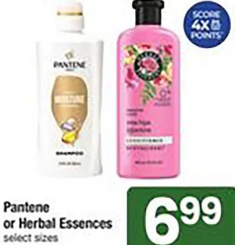Pantene or Herbal Essences at Shaw's