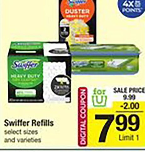 Swiffer Refills at Shaw's