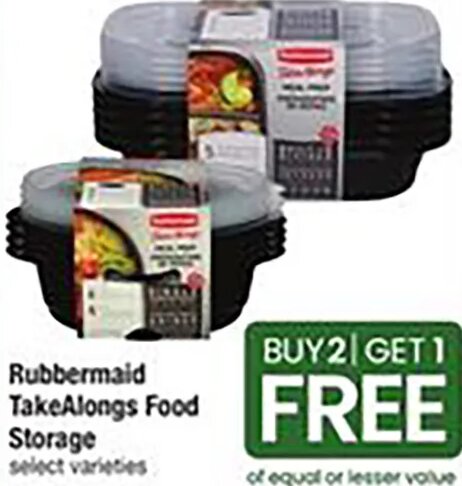 Rubbermaid TakeAlongs Food Storage
