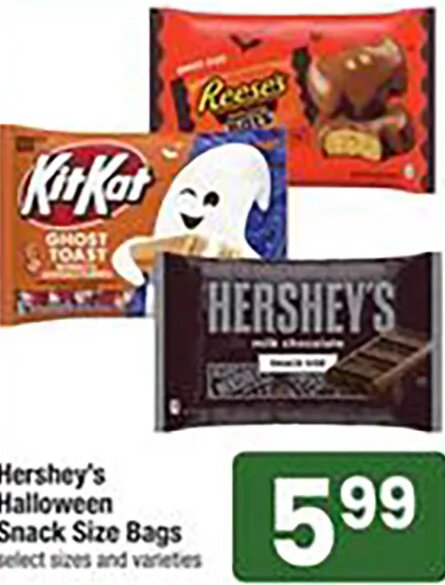 Hershey's Halloween Snack Size Bags