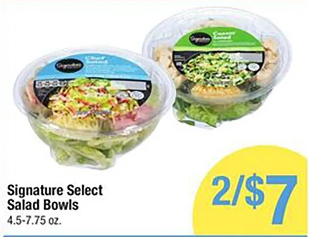 Signature Select Salad Bowls at Shaw's