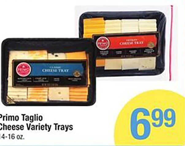Primo Taglio Cheese Variety Trays