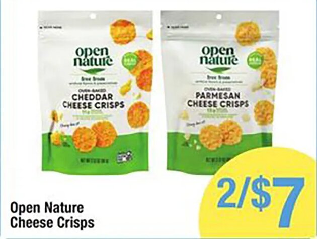 Open Nature Cheese Crisps