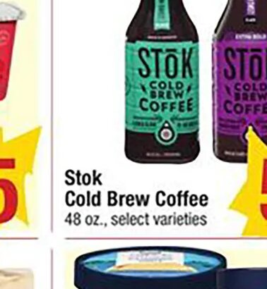Stok Cold Brew Coffee at Shaw's