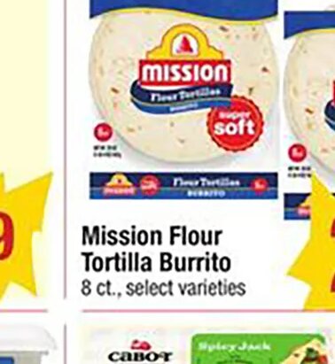 Mission Flour Tortilla Burrito at Shaw's