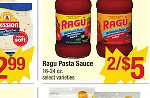 Ragu Pasta Sauce