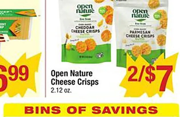 Open Nature Cheese Crisps