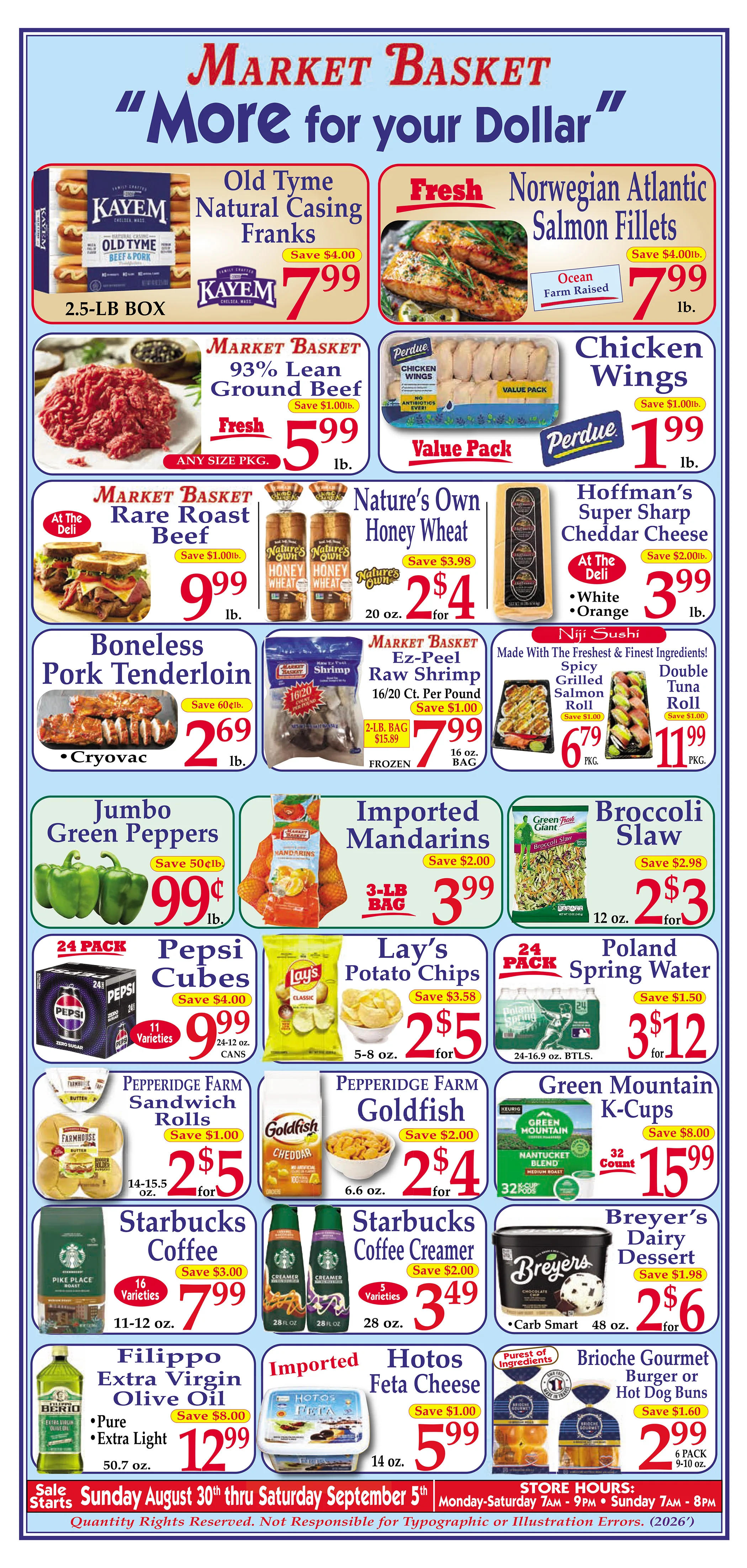 Market Basket Weekly Ad Page 1