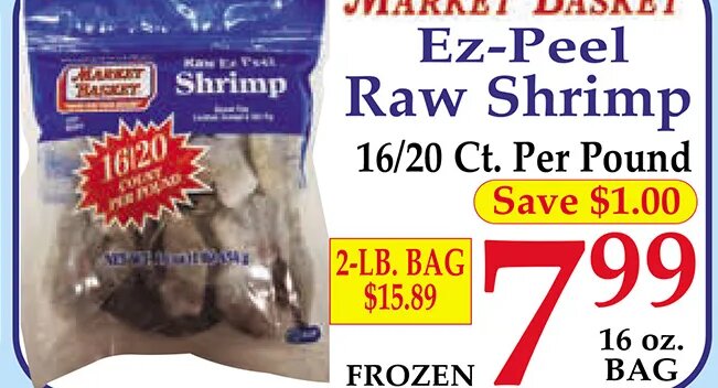 Market Basket Raw Shrimp
