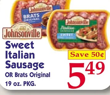 Johnsonville Sweet Italian Sausage