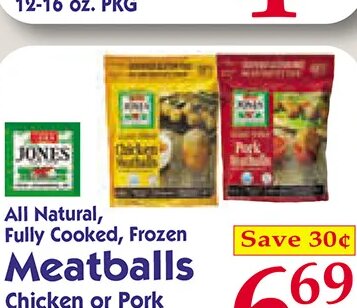 Jones Golden Brown Sausages