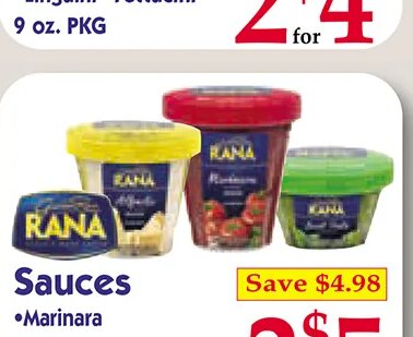 Rana Sauces