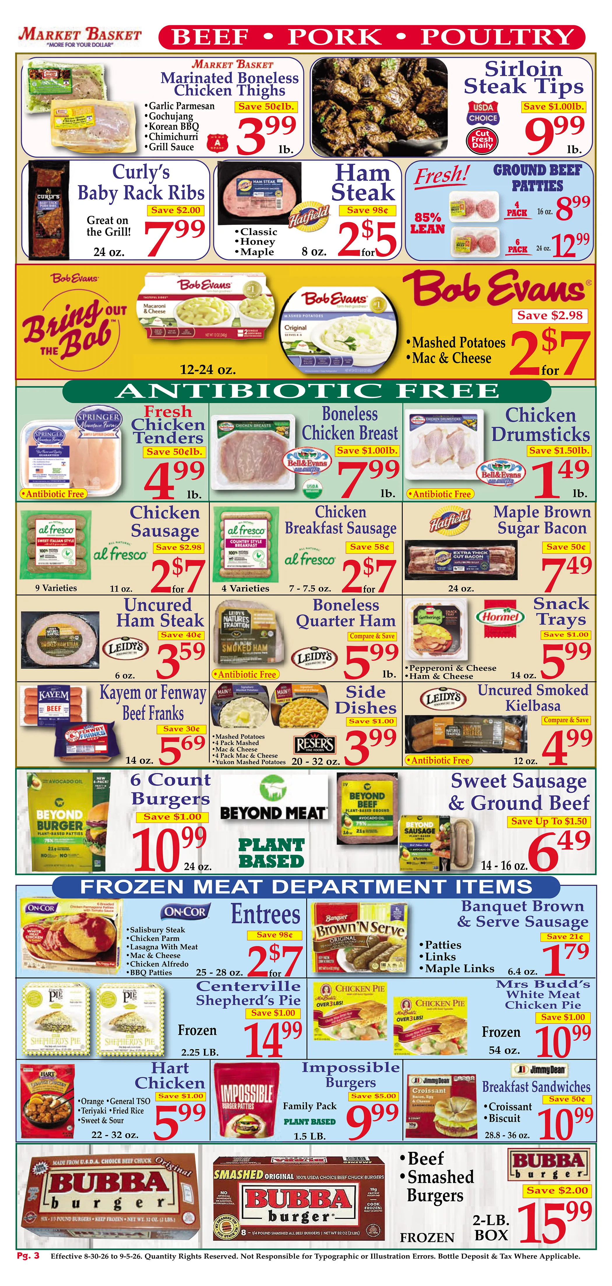 Market Basket Weekly Ad Page 3