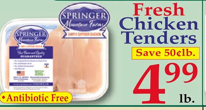 Springer Mountain Farms Chicken Tenders