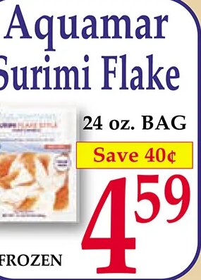 Aquamar Surimi Flake
