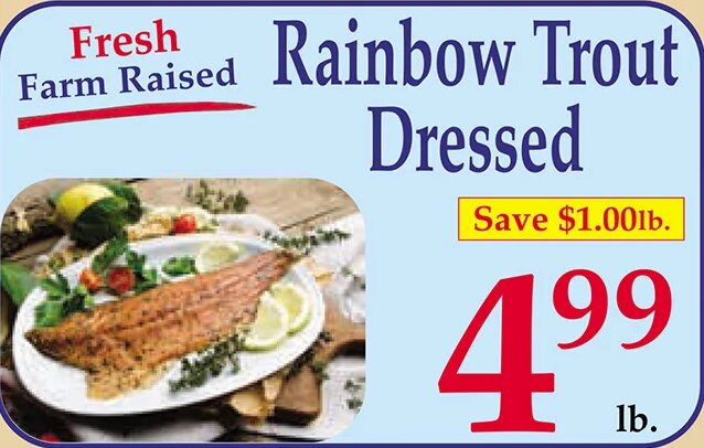 Rainbow Trout Dressed