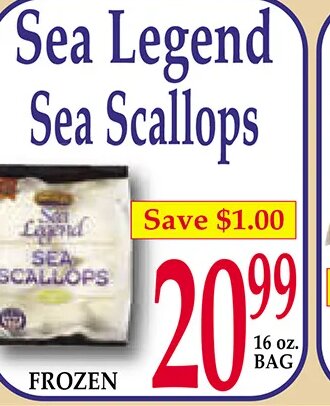 Sea Legend Sea Scallops