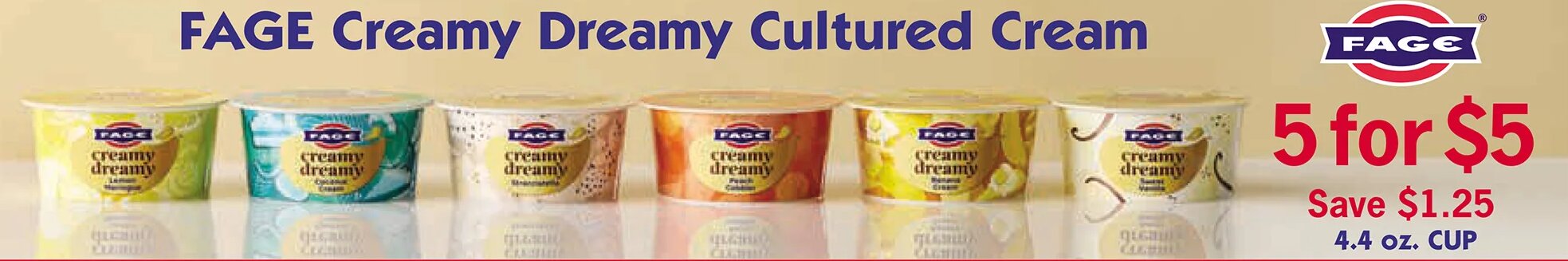 FAGE Creamy Dreamy Cultured Cream