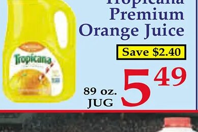 Tropicana Premium Orange Juice