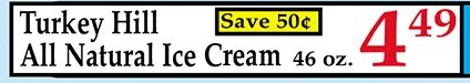 Turkey Hill All Natural Ice Cream