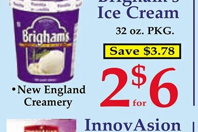 Brigham's Ice Cream at Market Basket