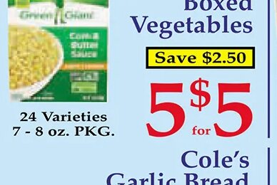 Green Giant Boxed Vegetables