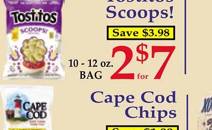 Tostitos Scoops! at Market Basket