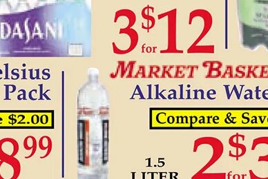 Dasani Purified Water at Market Basket