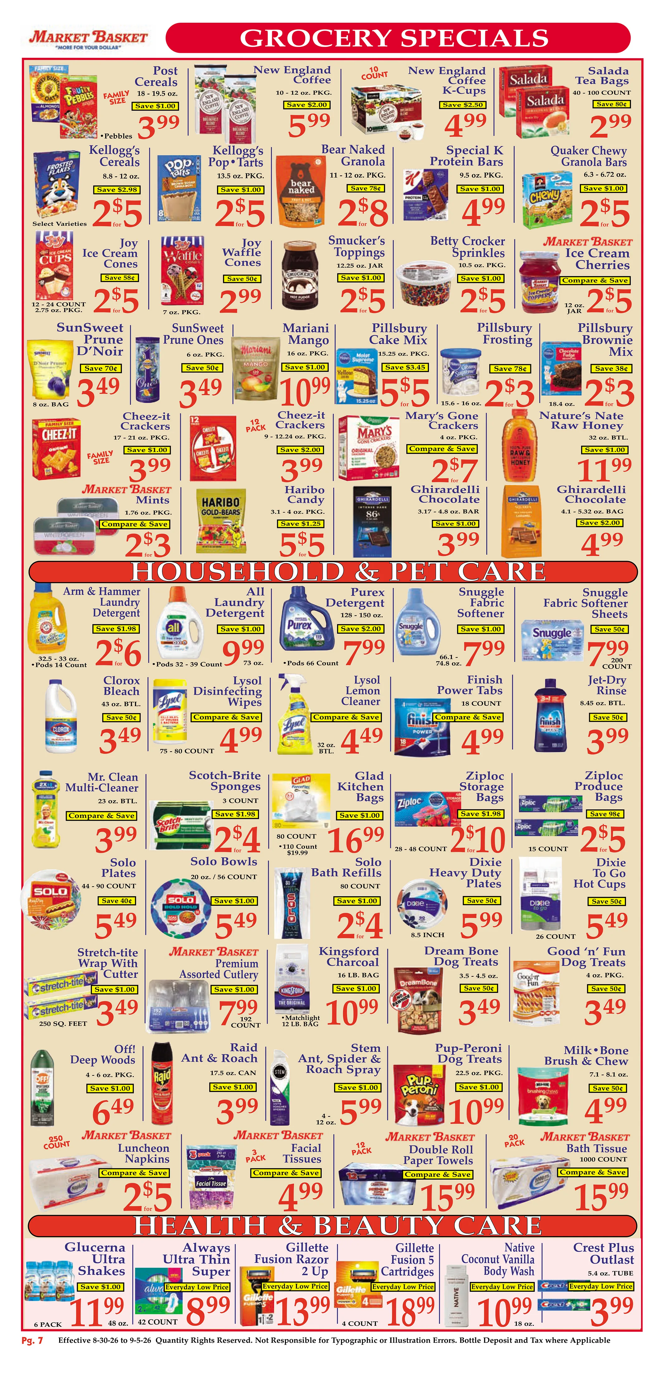 Market Basket Weekly Ad Page 7