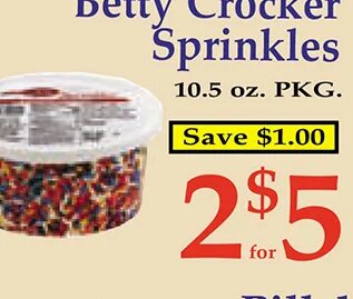 Betty Crocker Sprinkles