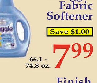 Snuggle Fabric Softener