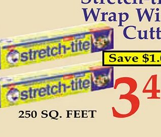Stretch-tite Wrap With Cutter