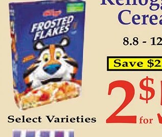 Kellogg's Cereals at Market Basket