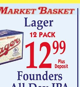 Market Basket Lager at Market Basket