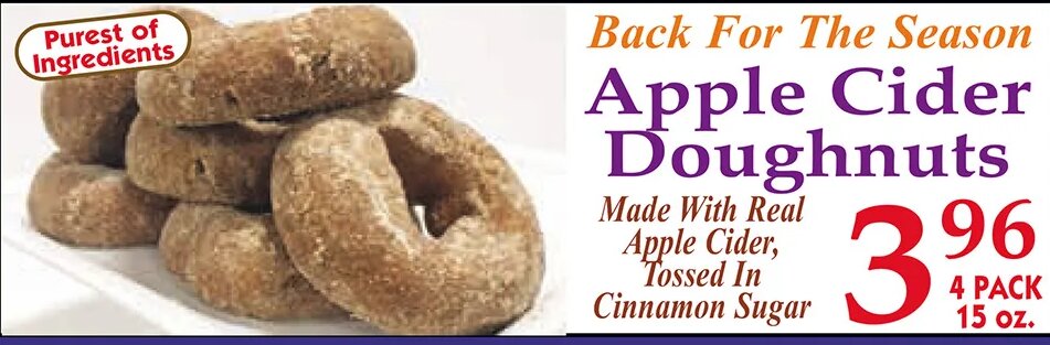 Apple Cider Doughnuts