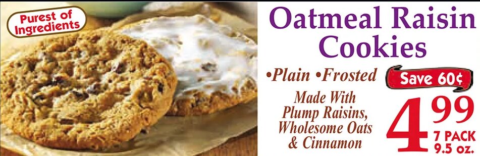 Oatmeal Raisin Cookies