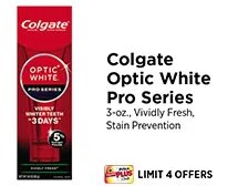 Colgate Optic White Pro Series at ShopRite