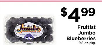 Fruitist Jumbo Blueberries at ShopRite