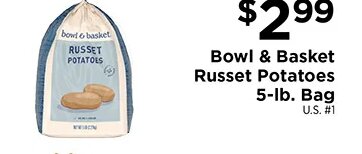 Bowl & Basket Russet Potatoes at ShopRite