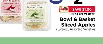 Bowl & Basket Sliced Apples at ShopRite