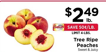 Tree Ripe Peaches