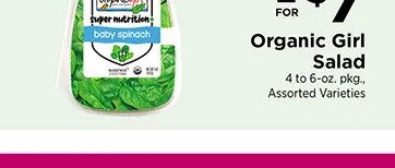 Organic Girl Salad at ShopRite