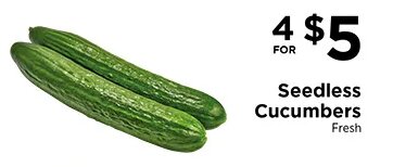 Seedless Cucumbers