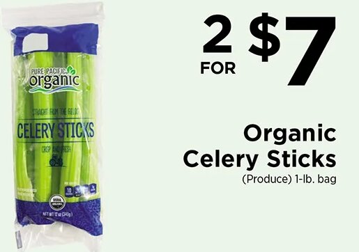 Organic Celery Sticks