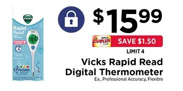Vicks Rapid Read Digital Thermometer