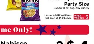 Frito Lay Snacks Party Size
