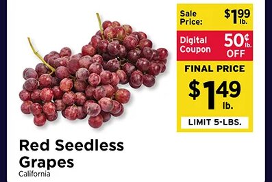 Red Seedless Grapes